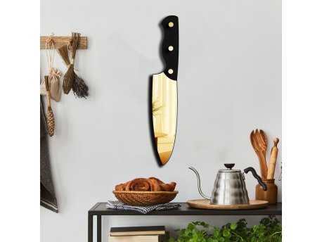 WALLXPERT Dekorativno ogledalo Ozgl514 Gold