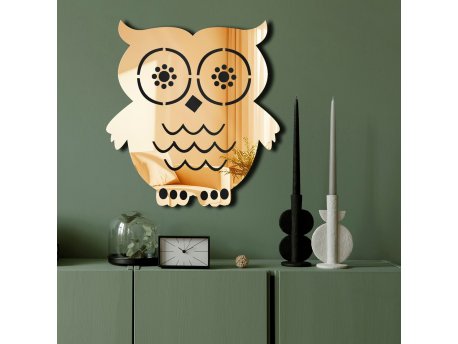 WALLXPERT Dekorativno ogledalo Ozgl526 Gold