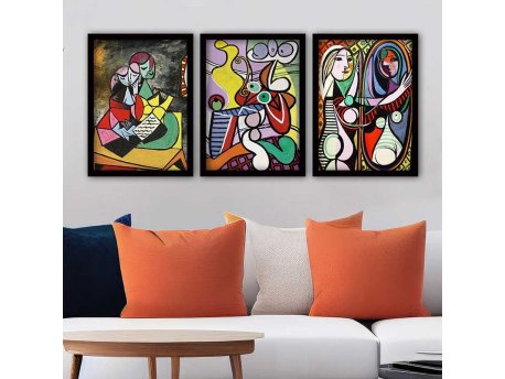 WALLXPERT Dekorativna slika u ramu (3 dela) 3SC_UNPP01_5575