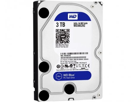 WESTERN DIGITAL 3TB 3.5'' SATA III 64MB 5.400rpm WD30EZRZ Blue