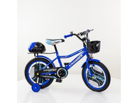 ARISTOM 724-16” Crosser Dečiji bicikl sa pomoćnim točkovima plavi
