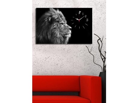 WALLXPERT Dekorativni zidni sat od platna 4570CSMOR 3