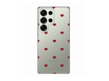 3G Torbica Silikonska Print za Samsung S938B Galaxy S25 Ultra Red Hearts