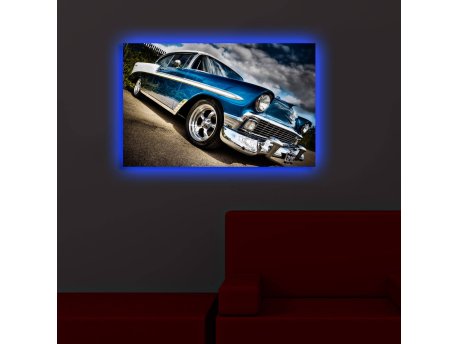 WALLXPERT Dekorativno LED osvetljeno platno sa slikanjem 4570DACT 46