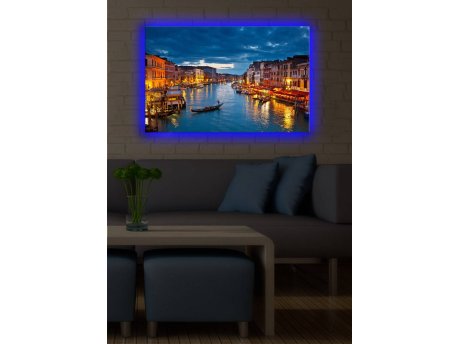 WALLXPERT Dekorativno LED osvetljeno platno sa slikanjem 4570DACT 8
