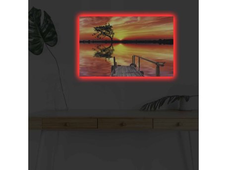 WALLXPERT Dekorativno LED osvetljeno platno sa slikanjem 4570DHDACT 114