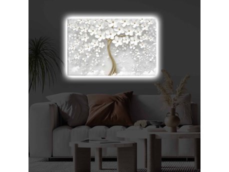 WALLXPERT Dekorativno LED osvetljeno platno sa slikanjem 4570KTLGDACT 003