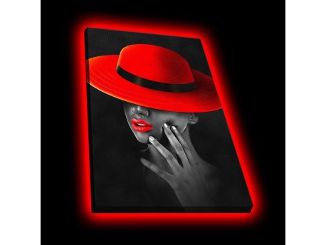 WALLXPERT Dekorativno LED osvetljeno platno sa slikanjem 4570KTLGDACT 005