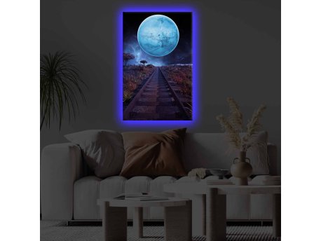 WALLXPERT Dekorativno LED osvetljeno platno sa slikanjem 4570KTLGDACT 026