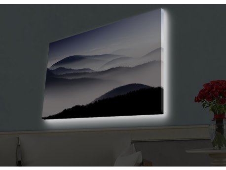 WALLXPERT Dekorativno LED osvetljeno platno sa slikanjem 4570HDACT 025