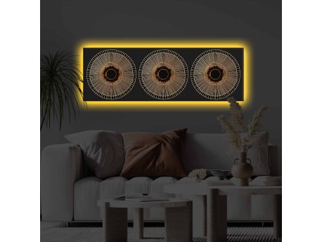 WALLXPERT Dekorativno LED osvetljeno platno sa slikanjem 3090KTLGDACT 009