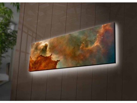 WALLXPERT Dekorativno LED osvetljeno platno sa slikanjem 3090NASA 011