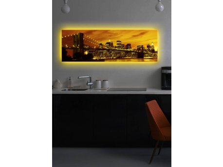 WALLXPERT Dekorativno LED osvetljeno platno sa slikanjem 3090DACT 3