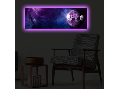 WALLXPERT Dekorativno LED osvetljeno platno sa slikanjem 3090PMDACT 007