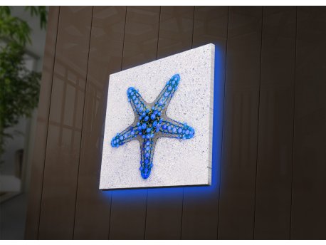 WALLXPERT Dekorativno LED osvetljeno platno sa slikanjem 2828DACT 50