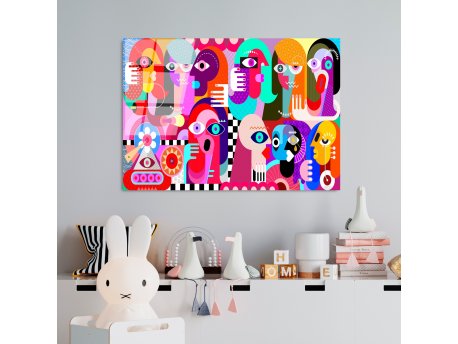 WALLXPERT Dekorativno farbanje kaljenog stakla UV 776 70 x 100