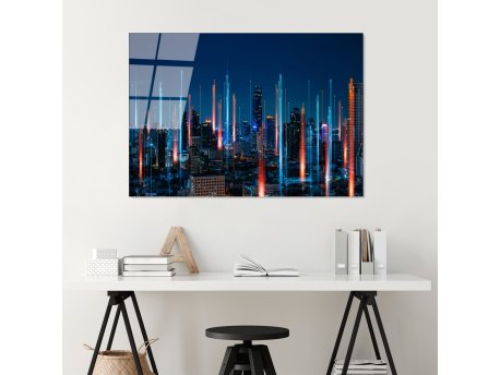 WALLXPERT Dekorativno farbanje kaljenog stakla UV 046 70 x 100