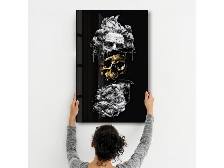 WALLXPERT Dekorativno farbanje kaljenog stakla CAM 5079 70 x 110