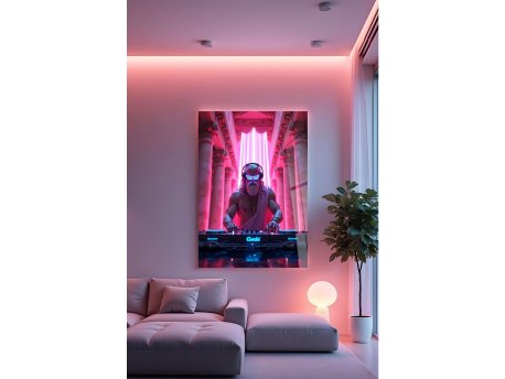 WALLXPERT Dekorativno farbanje kaljenog stakla Hhlneon0029 70 x 100