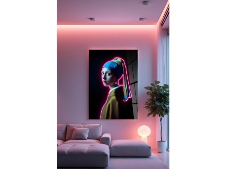 WALLXPERT Dekorativno farbanje kaljenog stakla Hhlneon0019 70 x 100