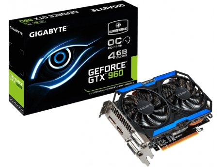 GIGABYTE NVidia GeForce GTX 960 4GB 128bit GV-N960OC-4GD