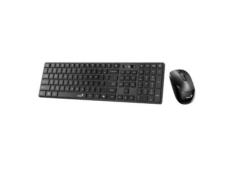 GENIUS SlimStar 8250 Wireless USB YU crna tastatura+ miš