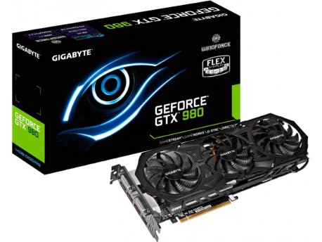GIGABYTE NVidia GeForce GTX 980 4GB 256bit GV-N980WF3-4GD