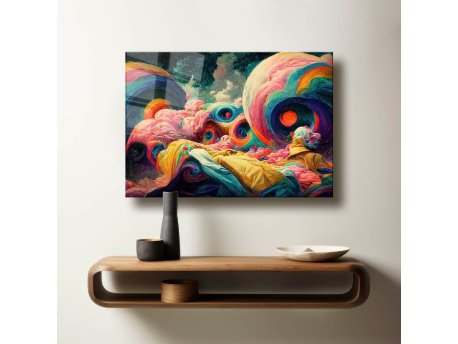 WALLXPERT Dekorativno farbanje kaljenog stakla Camtbl 044 70 x 100