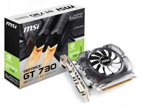 MSI NVidia GeForce GT 730 4GB 128bit N730-4GD3V2