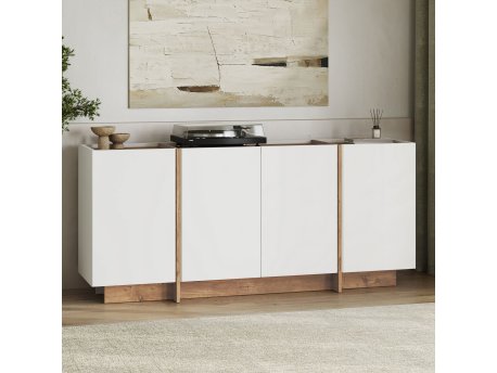 HANAH HOME Samostojeća komoda Dorma White Atlantic Pine