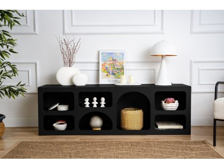 HANAH HOME Smostojeca komoda Ferlis Black