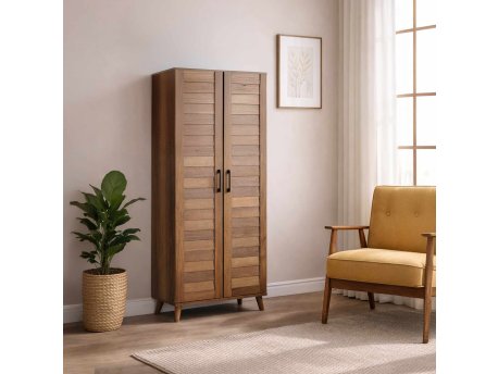 HANAH HOME Višenamenski ormar Panjur Orah