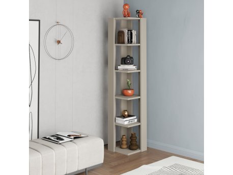 HANAH HOME Polica za knjige Nati Corner Sandstone