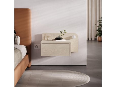 HANAH HOME Noćni stočić Dotta Cream