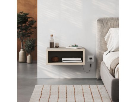 HANAH HOME Noćni stočić Brik Sandstone