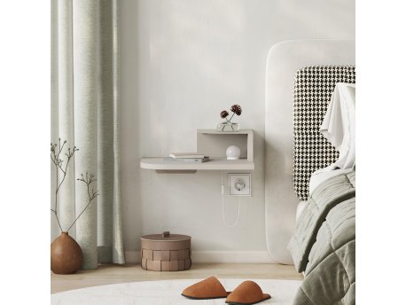 HANAH HOME Noćni stočić Luno Sandstone