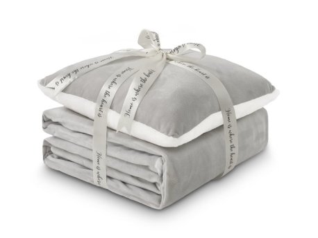 DORMEO Warm Hug Set Grey 130x190 cm