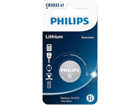 PHILIPS Baterija CR2032 Litijum