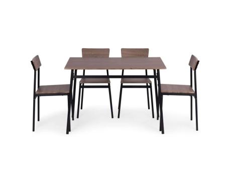 ModernHome Trpezarijski set Sto + 4 stolice Malmo