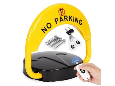 ModernHome Parking barijera sklopiva 40 cm zaobljena sa ključem, daljinskom kontrolom i alarmom (DNPL-002)