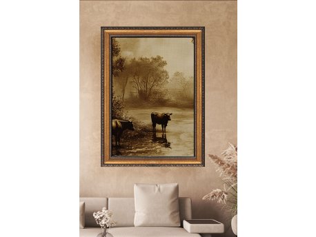 WALLXPERT Dekorativna slika na platnu u okviru ATCRCVCNVSMDL25 70100