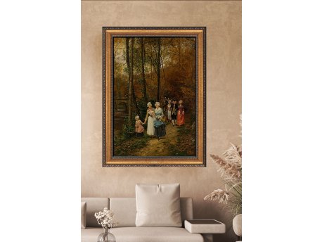 WALLXPERT Dekorativna slika na platnu u okviru ATCRCVCNVSMDL27 70100