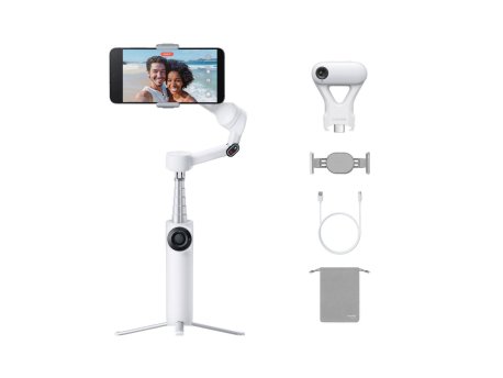 INSTA360 Flow 2 AI Tracker Summit White Gimbal