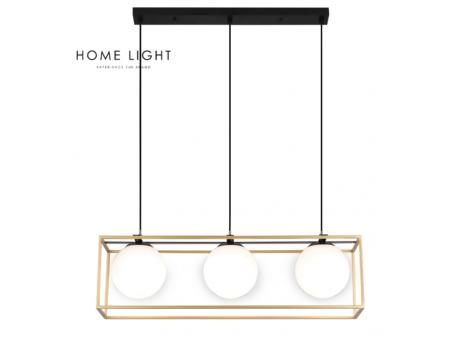 HOME LIGHT TALIA 72 LUSTER 3XE14 CRNA/ZLATO