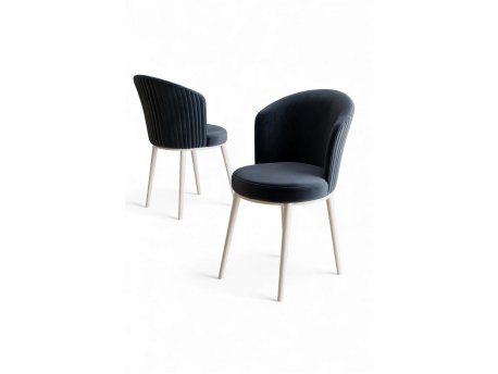 HANAH HOME Set stolica (6 delova) Risa Anthracite White