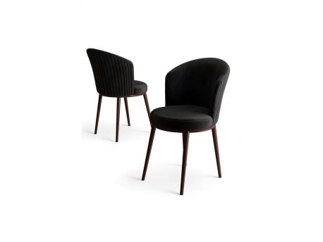 HANAH HOME Set stolica (6 delova) Risa Black Brown