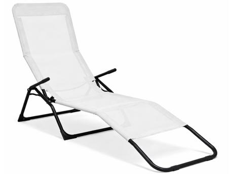 PROGARDEN Baštenska ležaljka bela-bež