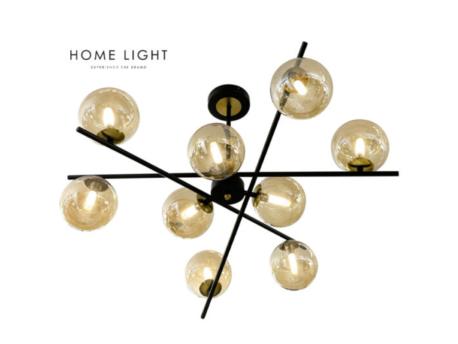 HOME LIGHT TALIA 42 LUSTER 9*G9 CRNA/BAKAR