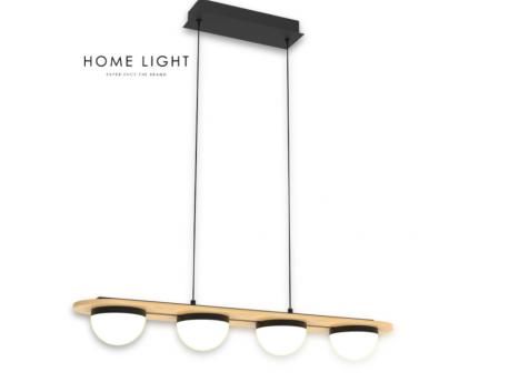 HOME LIGHT SOLEA 6 LUSTER 28W 3000/4000/6000K CRNA/DRVO