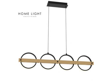 HOME LIGHT SOLEA 3 LUSTER 36W 3000/4000/6000K CRNA/DRVO